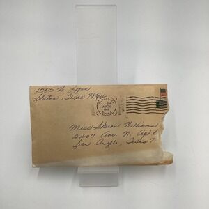 Vintage 1968 Letter and Envelope From Slaton Texas